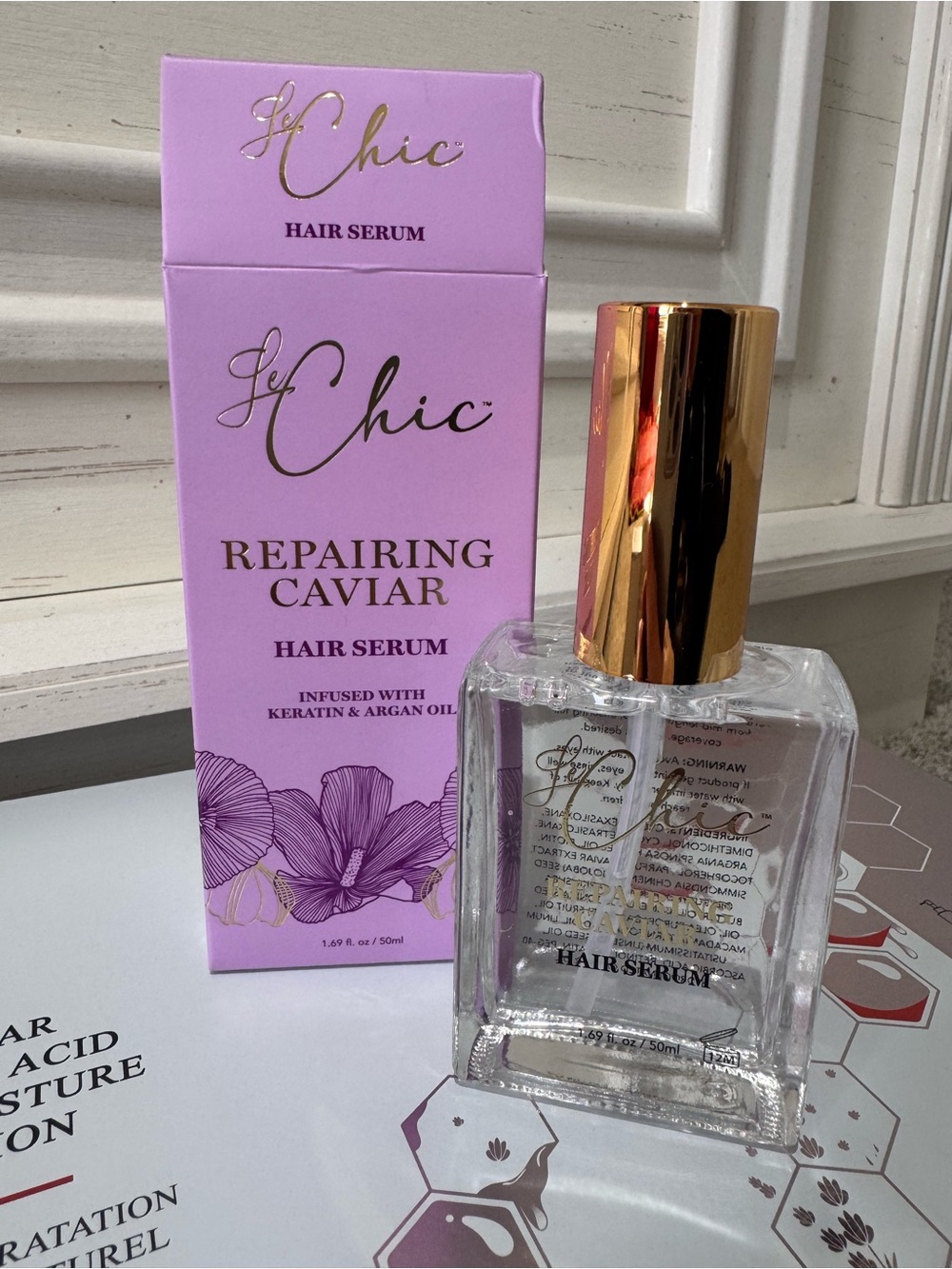 chic Repairing Caviar Hair Serum - Lavender